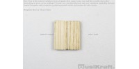 Shagbark hickory wood inserts (set)